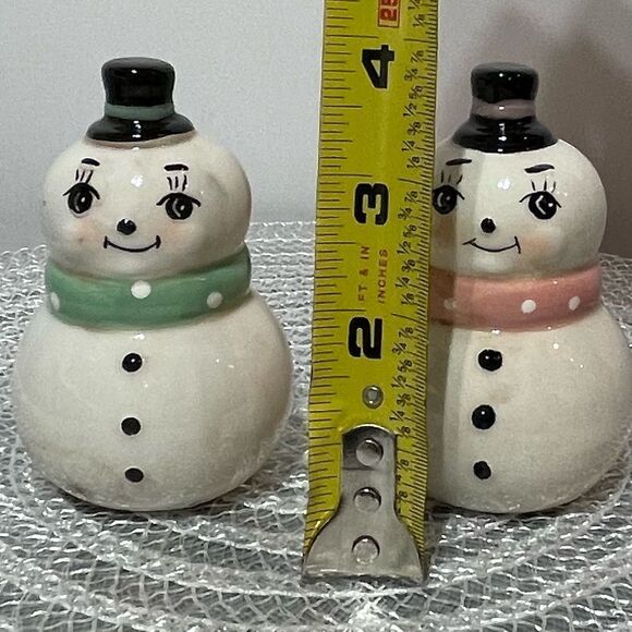 Johanna Parker Snowman Salt & Pepper Shakers NWT - Picture 2 of 7